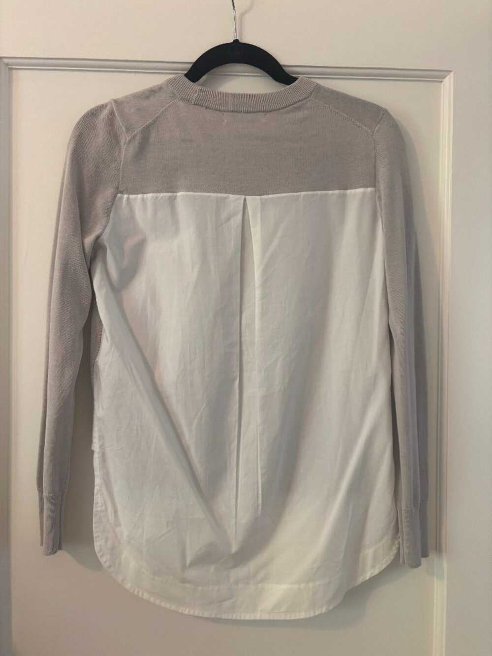 Madewell Mixer Pullover Lavender White XS